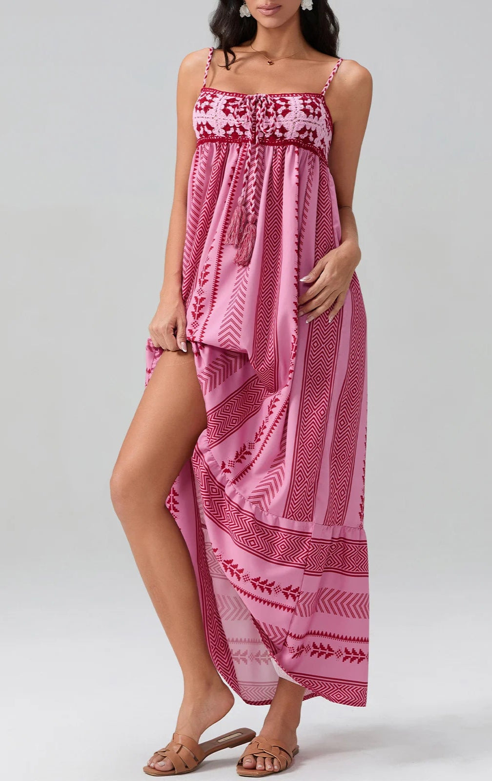 Robe Été Fluide Sans Manches