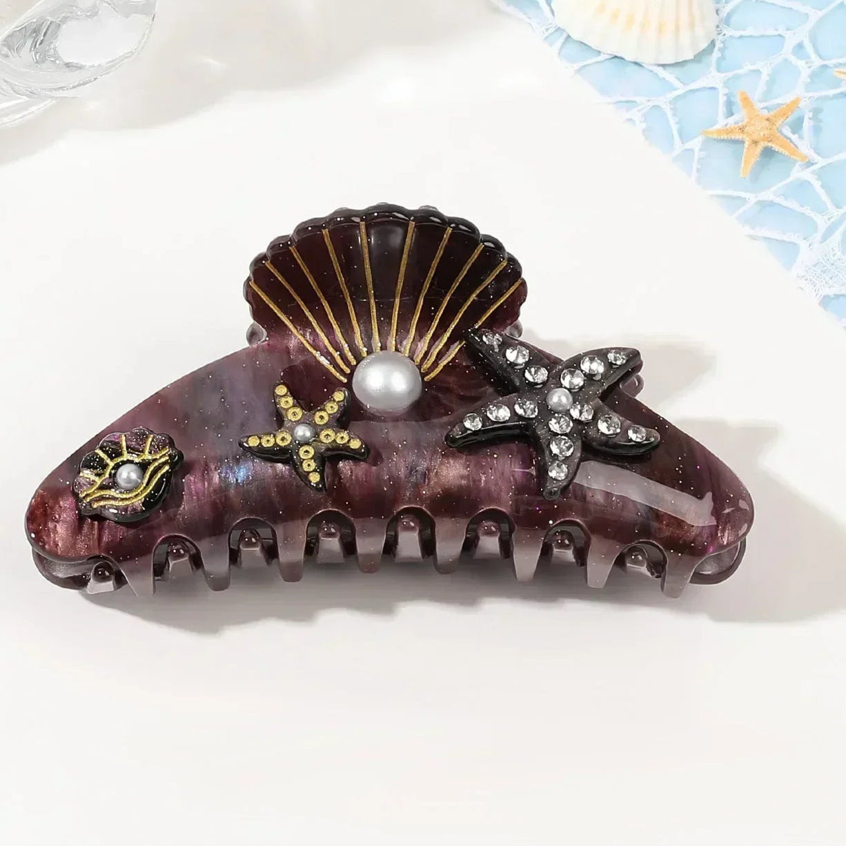 Barrette Mer Pieuvre & Étoile