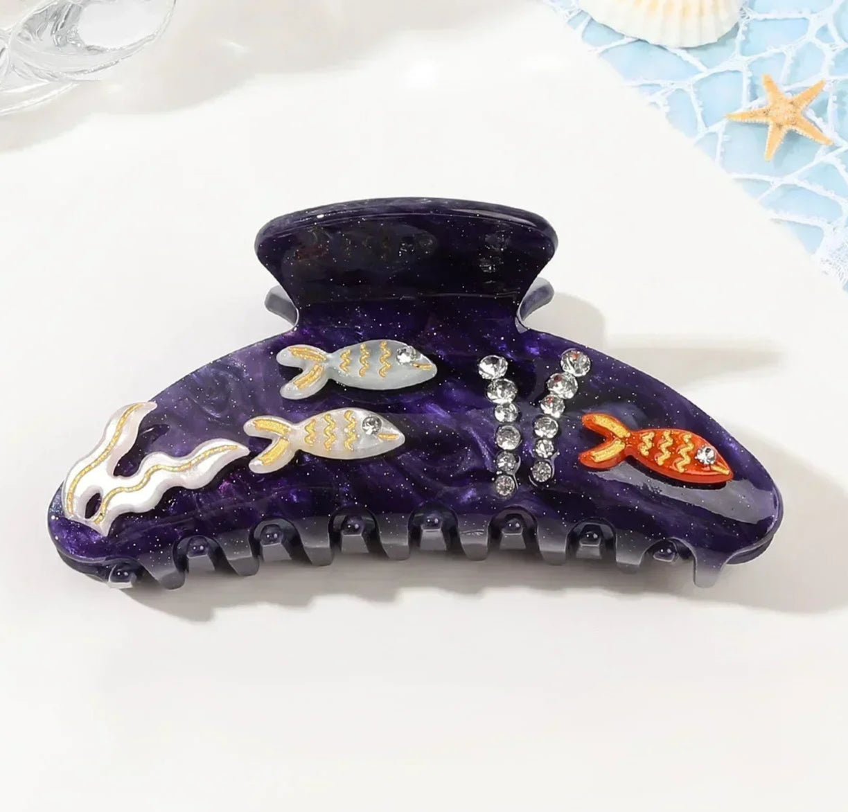 Barrette Mer Pieuvre & Étoile
