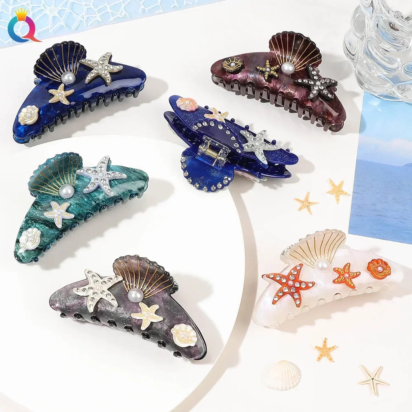 Barrette Mer Pieuvre & Étoile