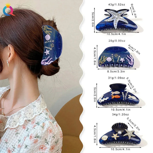 Barrette Mer Pieuvre & Étoile