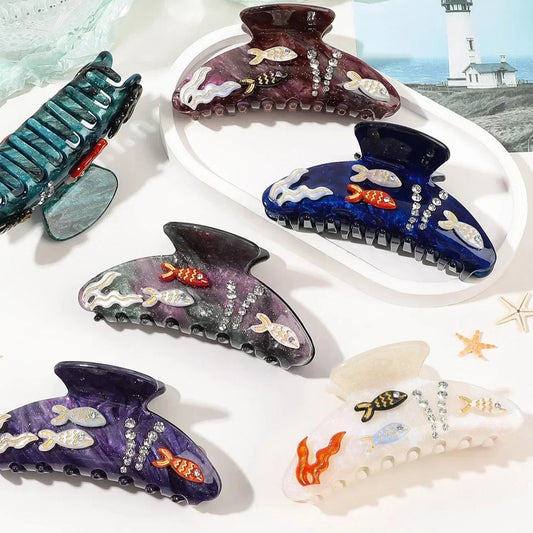Barrette Mer Pieuvre & Étoile